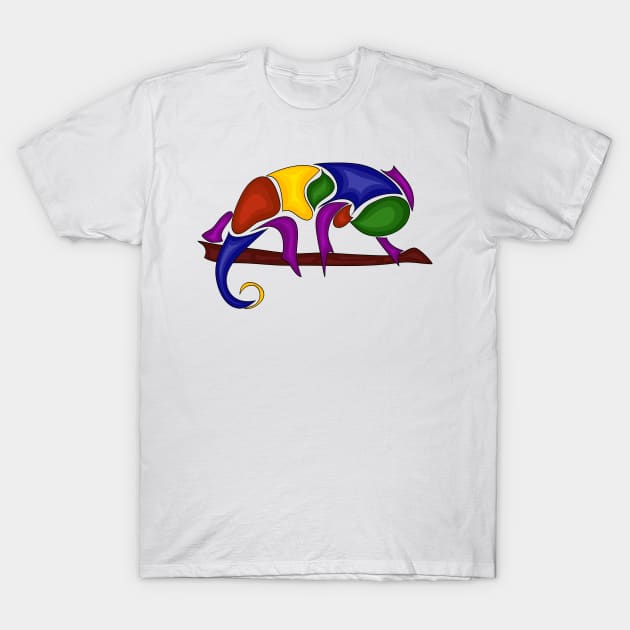 chameleon T-Shirt by alekayami